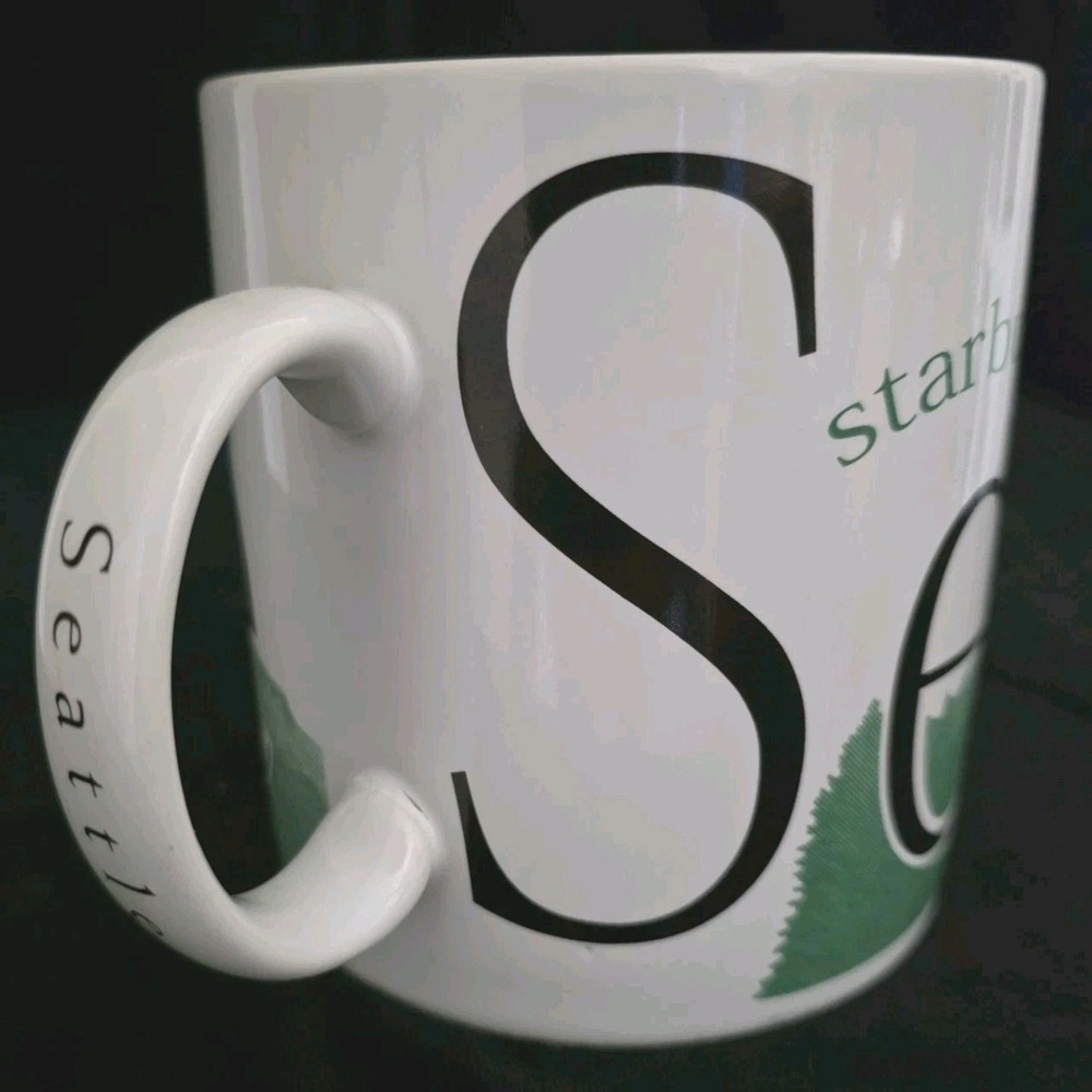 VTG 1994 Starbucks Seattle City Mug Collector Series Large 20 Oz Excellent